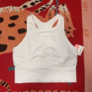 SOLD Free People White Sports Bra NWT